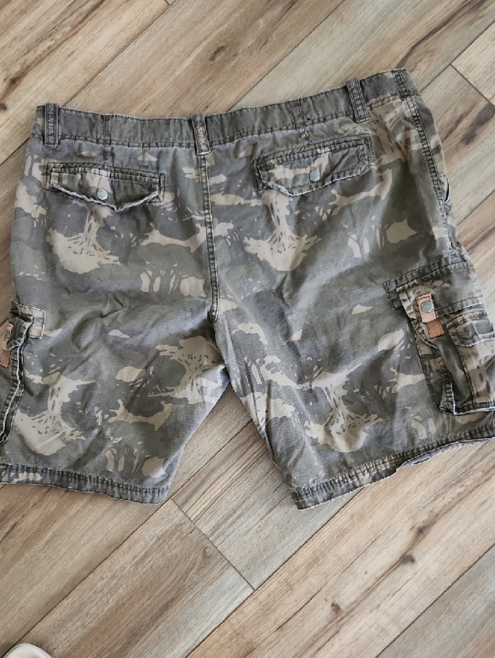 RedHead Men's Camo Cargo Shorts Olive & Tan Army Hunting Outdoors Size 46x10 - Picture 5 of 6